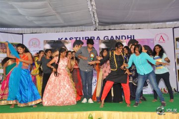 Manasuku Nachindi Movie Team At Kasturba Gandhi College
